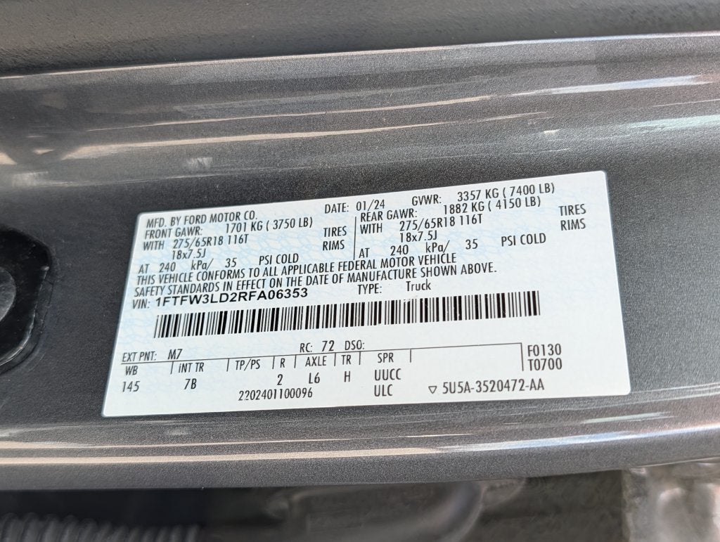 2024 Ford F-150 XLT 4X4