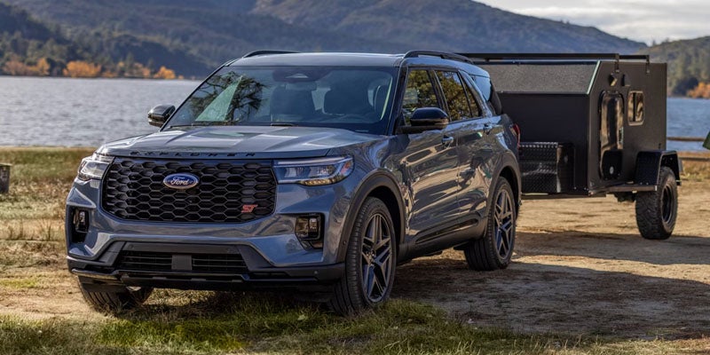 2026 Ford Explorer navigating Wyoming terrain